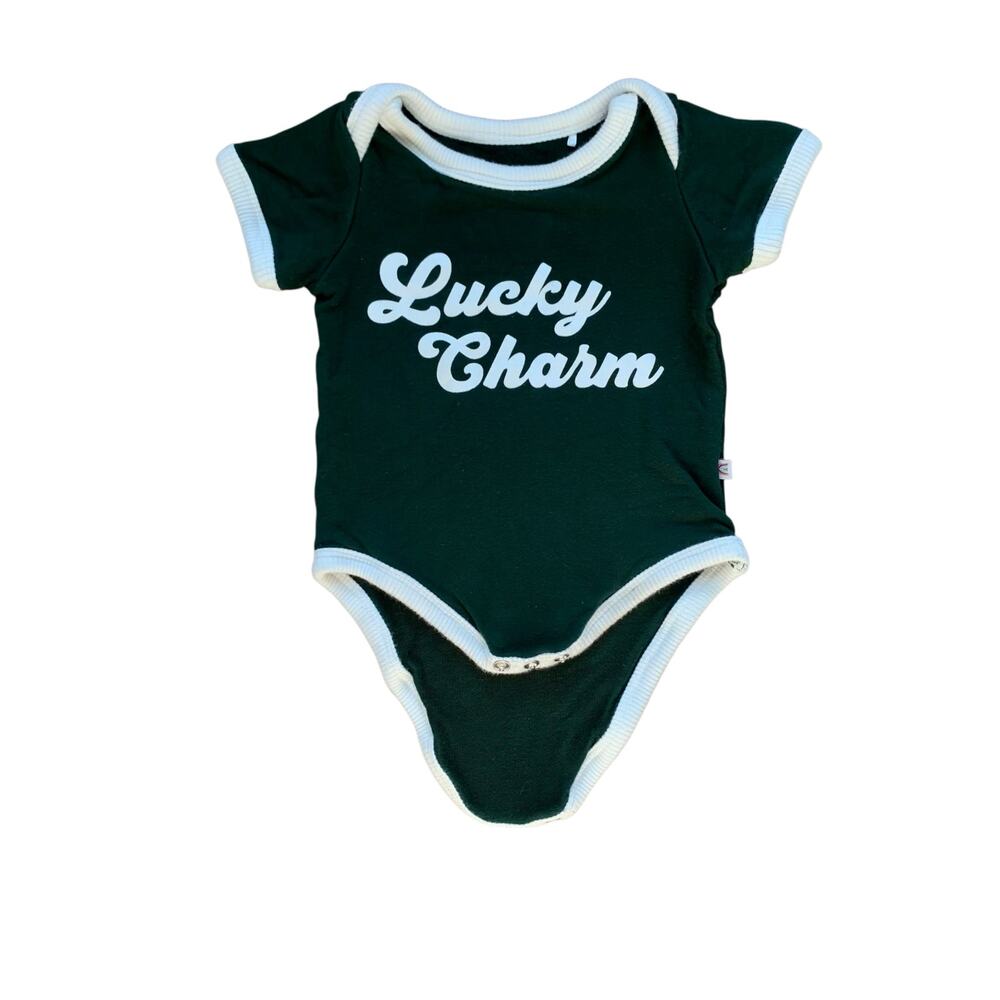 Emerson & Friends Bamboo Lucky Charm St Patrick’s Day Onesie